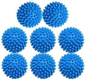 img 3 attached to XIEHE 8 Pack of 2.7 Inch Non-Toxic Reusable Dryer Balls – Boost Efficiency with Eco-Friendly Dryer Balls