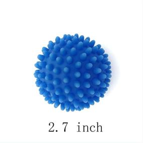 img 2 attached to XIEHE 8 Pack of 2.7 Inch Non-Toxic Reusable Dryer Balls – Boost Efficiency with Eco-Friendly Dryer Balls