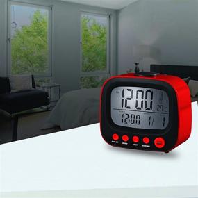 img 2 attached to Coby CBC 52 RED Retro Alarm Clock