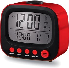 img 4 attached to Coby CBC 52 RED Retro Alarm Clock