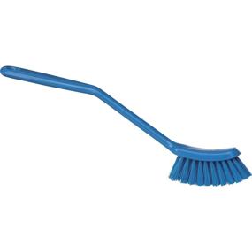 img 2 attached to Vikan 42873 Fine Sweep Dish 🧼 Brush: Blue Polypropylene & Polyester Bristle, 11-Inch