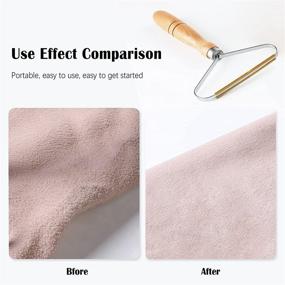 img 1 attached to 🧺 Aisoyn Lint Remover 2-Pack: Double Sided Lint Remover for Rugs, Clothes & Pet Hair | Includes Storage Bag