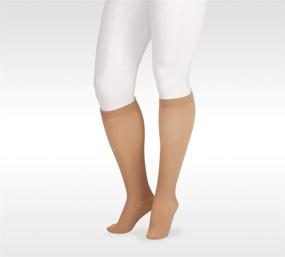 img 4 attached to Juzo Soft 2001: Effective 20-30mmHG Compression for Knee-High Stockings