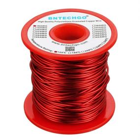 img 1 attached to 🔌 16 Gauge Magnet Wire - Enameled Copper Wire - Magnet Winding Wire - 1.0 lb Coil - 0.0492" Diameter - Red - Temperature Rating 155℃ - Ideal for Transformers and Inductors - Widely Utilized