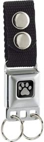 img 4 attached to 🔑 Buckle Down Keychain for Men - Paw Print Design, Size