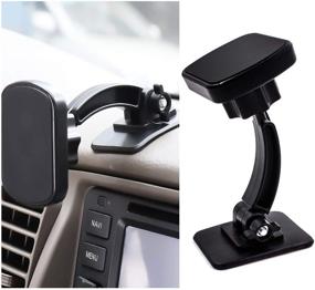 img 4 attached to 📱 Premium Magnetic Phone Car Mount: Sancore Dashboard Holder for iPhone 12 Pro Max, Samsung Galaxy S20, Note 20, and More!