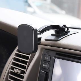 img 2 attached to 📱 Premium Magnetic Phone Car Mount: Sancore Dashboard Holder for iPhone 12 Pro Max, Samsung Galaxy S20, Note 20, and More!