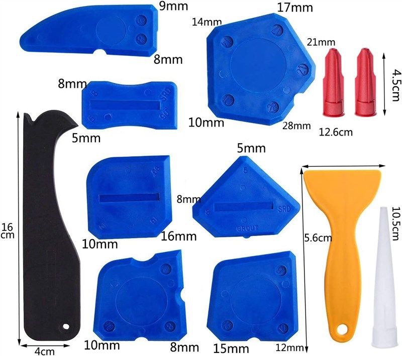 caulking sealant silicone finishing scraper 로고