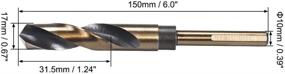 img 3 attached to Инструмент сниженного шестеренчатого сверла с улучшенной точностью и эффективностью Uxcell для высокой производительности