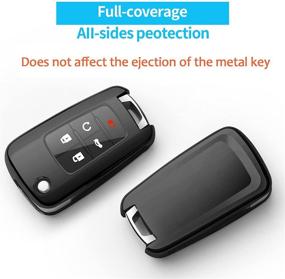 img 2 attached to Tukellen Chevrolet Protection Compatible Key Black