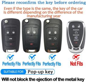 img 3 attached to Tukellen Chevrolet Protection Compatible Key Black