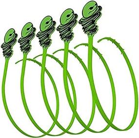 img 3 attached to 🚿 Pack of 5 Green Gobbler Hair Grabber Drain Tools - Hair Clog Remover & Drain Opener for Sinks, Tubs, and Showers