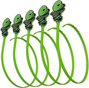 img 2 attached to 🚿 Pack of 5 Green Gobbler Hair Grabber Drain Tools - Hair Clog Remover & Drain Opener for Sinks, Tubs, and Showers