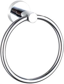 img 4 attached to 🛁 Stylish Stainless Steel Chrome Hand Towel Ring Holder: A Must-Have for Bathroom and Kitchen