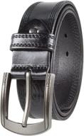 👔 gelante men's leather belt - classic black l: stylish men's accessories and belts logo