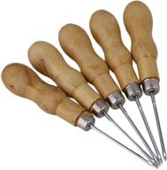 🧵 bstinay 5x handwork sewing awl stitcher shoe repair tool: perfect for leather diy sewing and repair logo