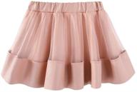 mud kingdom leather pleated skirt logo