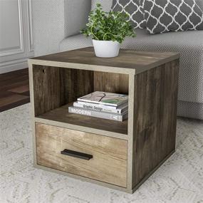 img 4 attached to 🏢 Efficiently Organize and Beautify Your Space with the Lavish Home Gray Stackable End Table