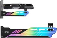 усилите ваш геймерский конфигурации с держателем gpu ezdiy-fab rgb - предотвращайте провисание видеокарты и добавьте красочное rgb-освещение! логотип