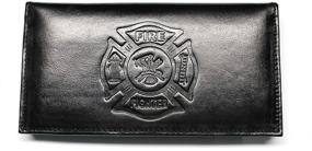 img 2 attached to Fire Fighter Leather Rodeo Wallet