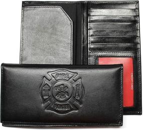 img 1 attached to Fire Fighter Leather Rodeo Wallet