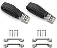 ⚡️ battery tie down strap kit with stainless steel 316 buckle - 56" pack (2 units), complete with 4 eye strap mounts & 8 ss screws - ideal for pool and spa use logo