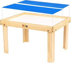 img 4 attached to NILO Kids' Home Store: Detachable Two Sided Baseplates, Perfectly Compatible