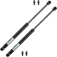 🚘 2-pack qimox hood lift supports shock struts | compatible with hummer h3 2006-2010, hummer h3t 2009-2010 logo