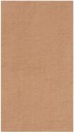 📦 200 pack kraft party supplies: brown paper napkins, 7.8 x 4.4 inches logo