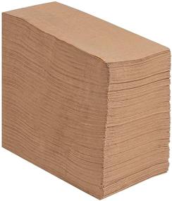 img 1 attached to 📦 200 Pack Kraft Party Supplies: Brown Paper Napkins, 7.8 x 4.4 Inches