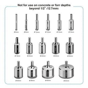 img 4 attached to 🔍 Porcelain Extraction Glass Drill Bits