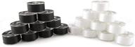 cleverdelights black white prewound bobbins logo