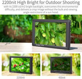 img 2 attached to 📺 FEELWORLD FW279S: 7 Inch Ultra Bright DSLR Camera Field Monitor with Daylight Viewability, High Brightness, Full HD 1920x1200 Resolution, 3G SDI and 4K HDMI I/O