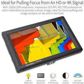 img 1 attached to 📺 FEELWORLD FW279S: 7 Inch Ultra Bright DSLR Camera Field Monitor with Daylight Viewability, High Brightness, Full HD 1920x1200 Resolution, 3G SDI and 4K HDMI I/O