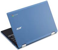 🔵 renewed acer r11 convertible 2-in-1 chromebook - blue, 11.6" hd touchscreen, intel n3060 1.6ghz up to 2.48ghz, 4gb ram, 32gb ssd, webcam, bluetooth, chrome os logo