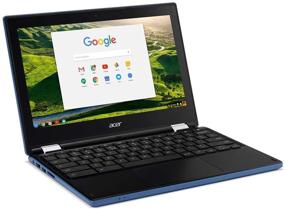 img 3 attached to 🔵 Renewed Acer R11 Convertible 2-in-1 Chromebook - Blue, 11.6" HD Touchscreen, Intel N3060 1.6Ghz up to 2.48GHz, 4GB RAM, 32GB SSD, Webcam, Bluetooth, Chrome OS