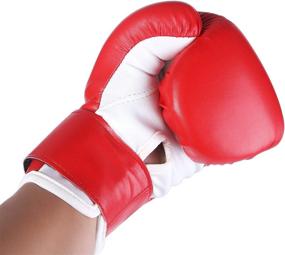 img 2 attached to 🥊 Cheerwing Kids Boxing Gloves: 4oz Training Mitts for Youth, Toddlers - Kickboxing, Muay Thai Gloves