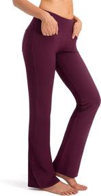 img 3 attached to Women's G Gradual High Waist Bootcut Yoga Work Pants with 4 Pockets: Stylish and Functional