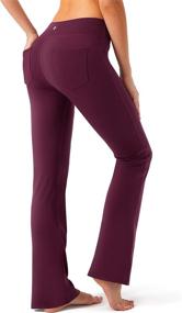 img 2 attached to Women's G Gradual High Waist Bootcut Yoga Work Pants with 4 Pockets: Stylish and Functional