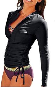 img 4 attached to Womens Protection Sleeve Swimsuit Wetsuit Women's Clothing