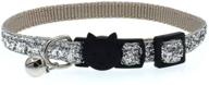 bling cat collar: adjustable, breakaway, and bells – purrfect pet accessory! логотип