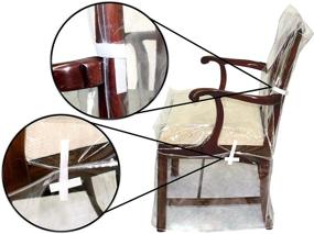 img 1 attached to Crystal-Clear LAMINET Heavy-Duty Dining Chair: Enhancing Elegance and Durability