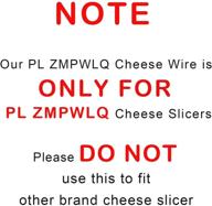 5 pcs original cheese slicer wire replacement for pl zmpwlq cheese cutter - exclusive compatibility (not for other cheese slicer models) logo