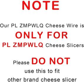 img 4 attached to 5 PCS Original Cheese Slicer Wire Replacement for PL ZMPWLQ Cheese Cutter - Exclusive Compatibility (NOT for Other Cheese Slicer Models)