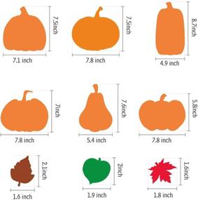 img 3 attached to 30-Piece Foam Pumpkin Decorations with Maple Leaves and Rhinestone Stickers – Perfect for Halloween, Thanksgiving, Kids' Art Crafts, and Decorations