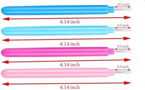 img 3 attached to 🎨 Enhance Your Paper Crafts with Floranea 4 Pcs Paper Quilling Tools Slotted Kit - Perfect for Art, DIY Projects and Cardmaking