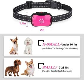 img 3 attached to 🐶 Efficient Small Dog Bark Collar: Humane Anti-Barking Training Collar with Beep, Vibrate - No Shock for Small Medium Dogs, Pet Training Collars