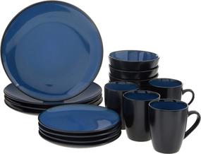 img 3 attached to 🍽️ Gibson Home Round Piece Dinnerware: Stylish and Functional Tableware for an Elegant Dining Experience