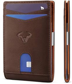 img 4 attached to 💼 Bulliant Leather Wallet Holders for Men - 11 Card Slots - Stylish Accessories for Cards, Money, and Organizers