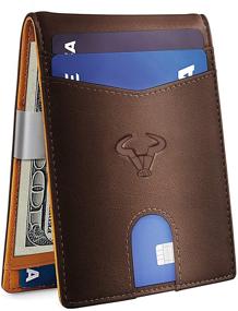 img 3 attached to 💼 Bulliant Leather Wallet Holders for Men - 11 Card Slots - Stylish Accessories for Cards, Money, and Organizers